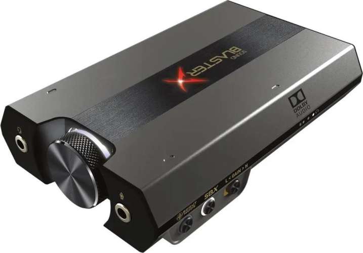 Звуковая карта USB Creative Sound BlasterX G6,  7.1, Ret [70sb177000000]